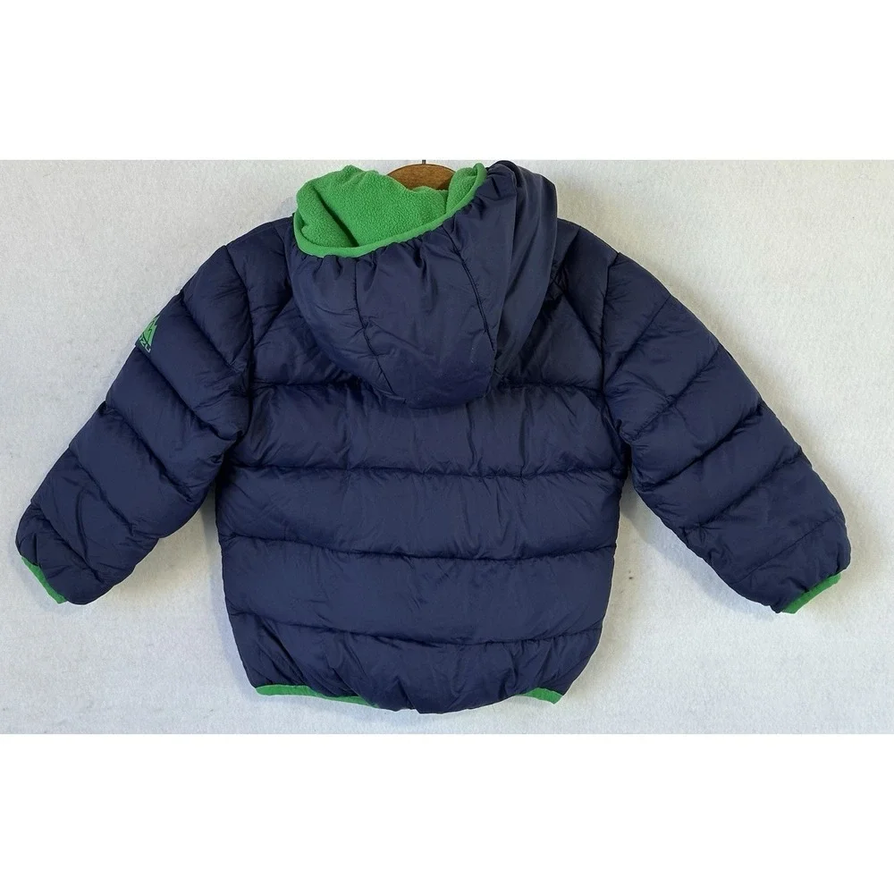Snozu Down Hooded Kid's Toddler Jacket Sz 2T Colorful